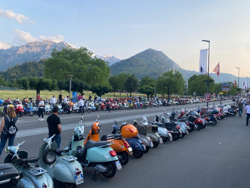 Vespa World Days 2023 Interlaken, Schweiz