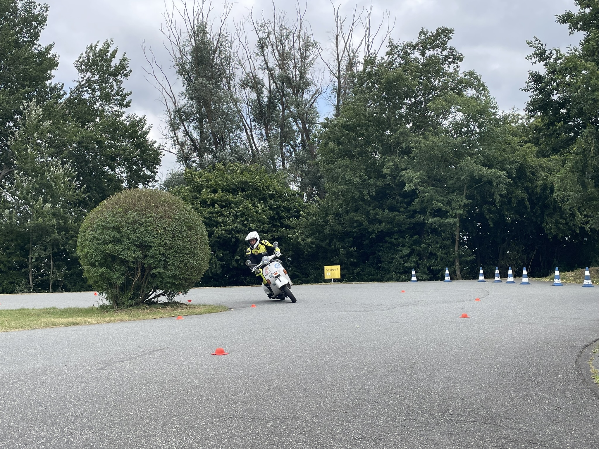 Blickführung bei der Kurvenfahrt